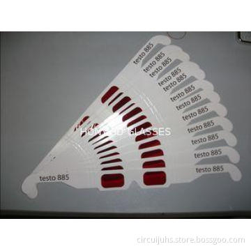 Red Lens 3D Decoder Paper Polarized Glasses For Comic Books